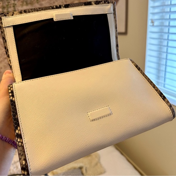 Cream leather Kate spade clutch purse wallet - Picture 3 of 4